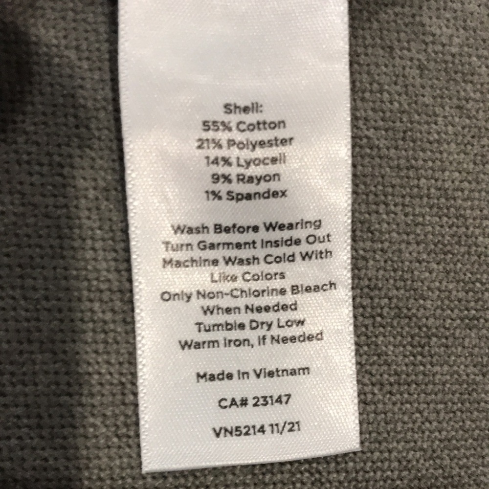 Talbots women Straight Leg Crop Jean At Waits Size 14  Light Yellow Color - Picture 10 of 10